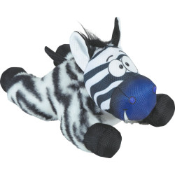 zolux Zebra Caleb S Klangspielzeug für Welpen und kleine Hunde Plüschtier für Hunde