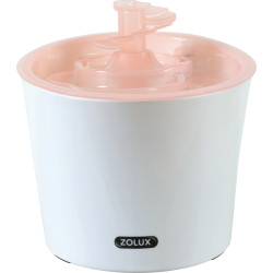 zolux Calypso 3-liter roze waterkoeler voor katten en honden Fontein