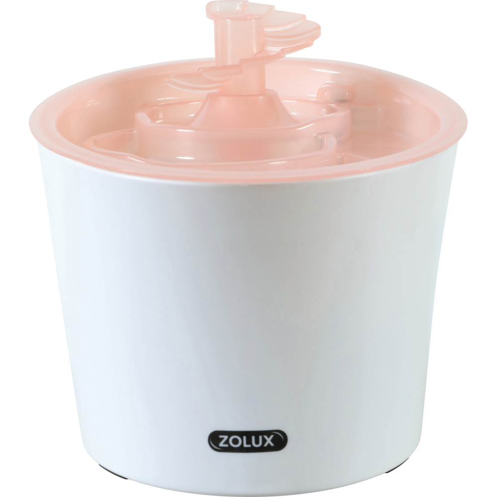 zolux Enfriador de agua rosa Calypso de 3 litros para perros y gatos Fuente