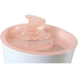 zolux Calypso 3 litros refrigerador de água cor-de-rosa para cães e gatos Fontanário