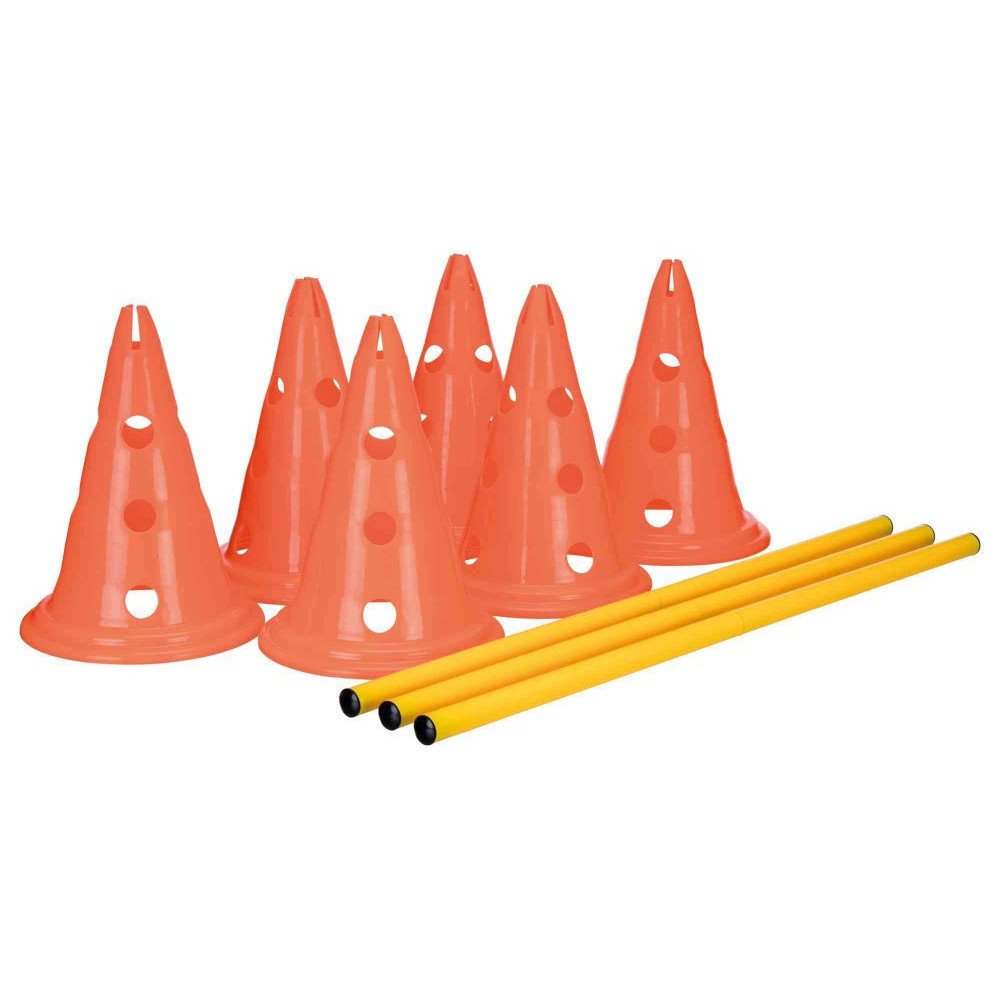 Trixie agility obstacle set, 6 cones for dogs Agility dog
