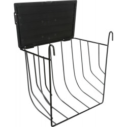 Trixie Hanging hay rack with lid, 20 x 18 x 12cm for rodents. Food rack