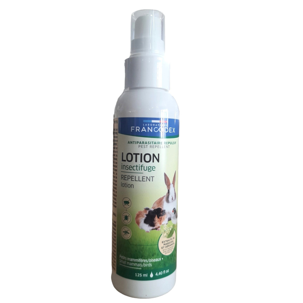 Francodex Lotion insectifuge. pour rongeur ,lapin, furet. 125 ml. Soin et hygiène