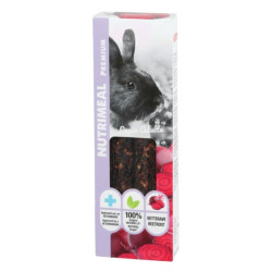 zolux Leckerlis 2 Sticks Premium Rote Beete für ausgewachsene Kaninchen , für Kaninchen Snacks und Ergänzung