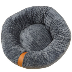 zolux PALOMA" grey round cat cushion ø 42 cm x 19 cm cat cushion and basket