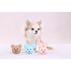 Flamingo Oraka Bear, Mouse, Rabbit Toy Several colors Dog toy sold individually Squeaky toys for dogs