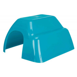 Trixie Plastic huisje 29 x 19 x 33 cm willekeurige kleur voor dwergkonijnen Kooi accessoires