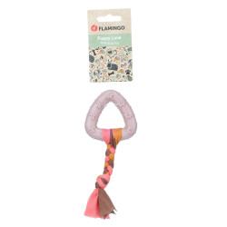 Flamingo Bunty Triangle Taupe 7.3 x 17.5 x 2 cm Welpenspielzeug Kauspielzeug für Hunde