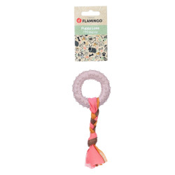 Flamingo Anillo Puppy Bunty Taupe 17 x 7,3 x 2,1 cm Juguetes para masticar para perros