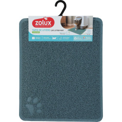 zolux Hygienematte 37 x 45 cm blau für Katzen-Toilettenhaus Vorleger für Katzenstreu