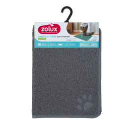 zolux Hygienematte 40 x 60 cm grau für Katzen-Toilettenhaus Vorleger für Katzenstreu