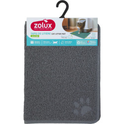 zolux Hygienematte 40 x 60 cm grau für Katzen-Toilettenhaus Vorleger für Katzenstreu
