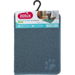 zolux Hygienematte 40 x 60 cm blau für Katzen-Toilettenhaus Vorleger für Katzenstreu