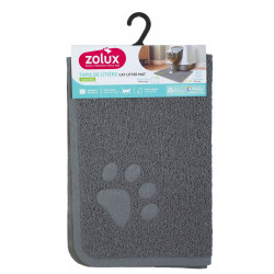 zolux Hygienematte 60 x 90 cm grau für Katzen-Toilettenhaus Vorleger für Katzenstreu