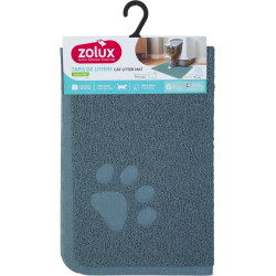 zolux Hygienematte 60 x 90 cm blau für Katzen-Toilettenhaus Vorleger für Katzenstreu