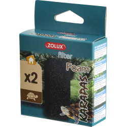 zolux 2 Filter Schaumstoffpatrone Foam Karapas für Schildkröten Zubehör