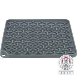 Trixie Lick'n'Snack lick plate 20 x 20 cm grey for dogs Food bowl and anti-gobbling mat