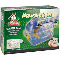 Cage Cage pour hamster Marathon, 33 x 25 x 29 cm, avec compte tours, pour rongeur.