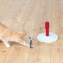 Trixie spiele Stimulator für Katzen ø 22 × 18 cm Angelruten und Federn