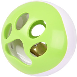 Flamingo Pet Products LED cat ball ø 6.4 cm with bell and bird noise. Rango green-white Games