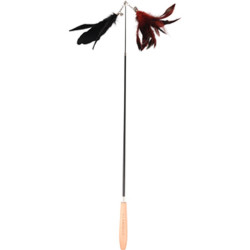 Flamingo Yula telescopic fishing rod from 57 cm to 90 cm. for cats Fishing rods and feathers