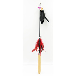 Flamingo Yula telescopic fishing rod from 57 cm to 90 cm. for cats Fishing rods and feathers