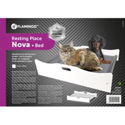 Flamingo Pet Products Cama Novablanc para gatos y perros pequeños. Ropa de cama