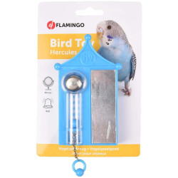 Flamingo Hercules parakeet toy with mirror. for birds. Toys