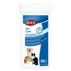 Trixie 30 Lingettes de soin pour les oreilles. pour animaux. Soins des oreilles pour chien