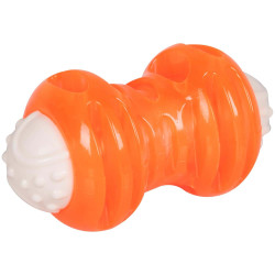 Karlie Jouet OS qui glousse 12 cm. orange. pour chien. Jouets à mâcher